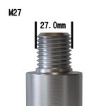 画像6: M27ねじコアビット　マットブラックレーザー 250mm有効長 (6)