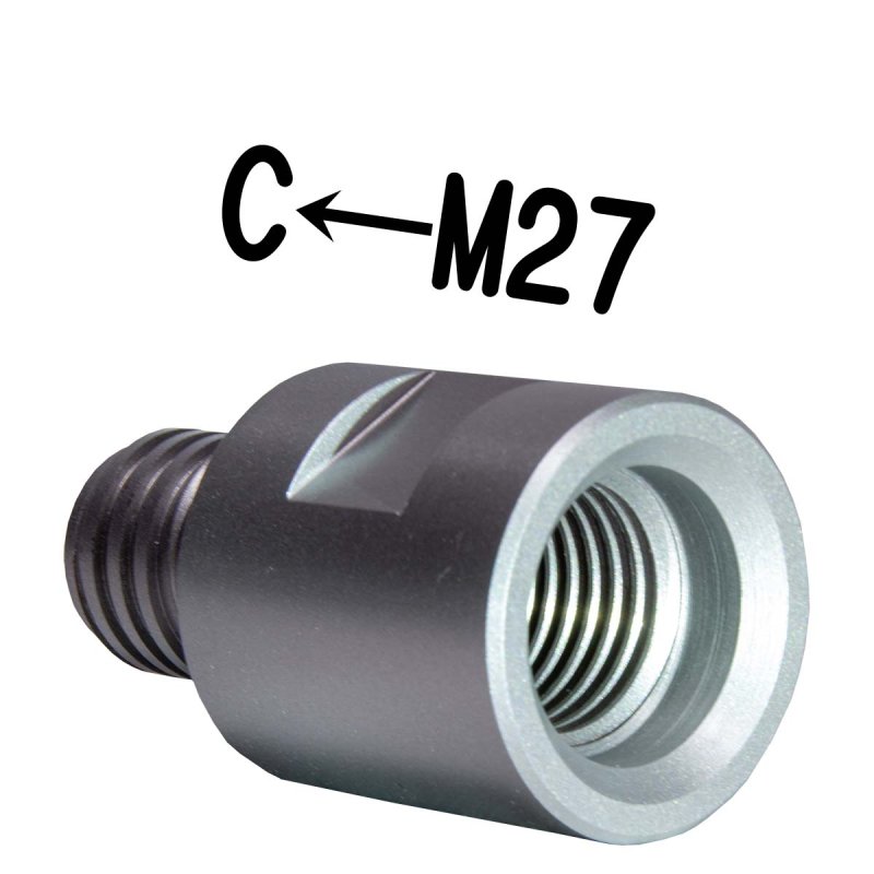 画像5: コアドリル回転軸レジューサー (ねじ山変換) (5)