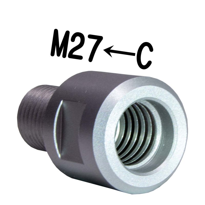 画像7: コアドリル回転軸レジューサー (ねじ山変換) (7)