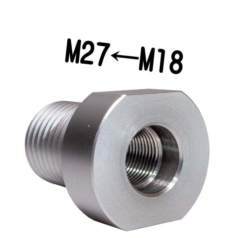画像1: M18ねじ → M27ねじ　レジューサー (ねじ山変換) (1)