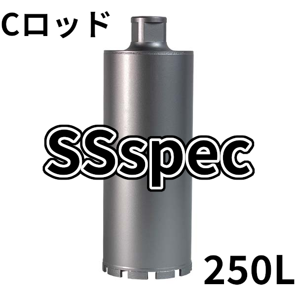 画像1: Cロッドねじコアビット　SSspecレーザー 250mm有効長 (1)